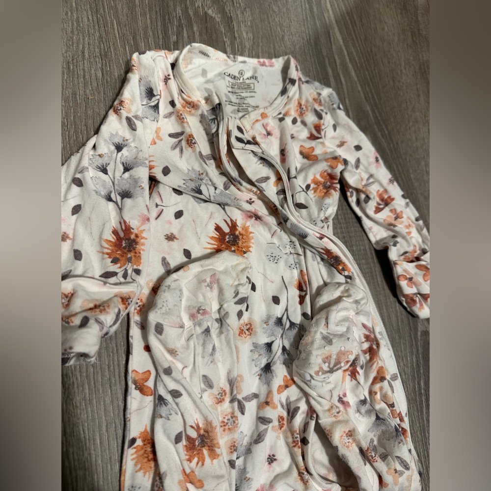 Caden Lane Floral Baby Outfit